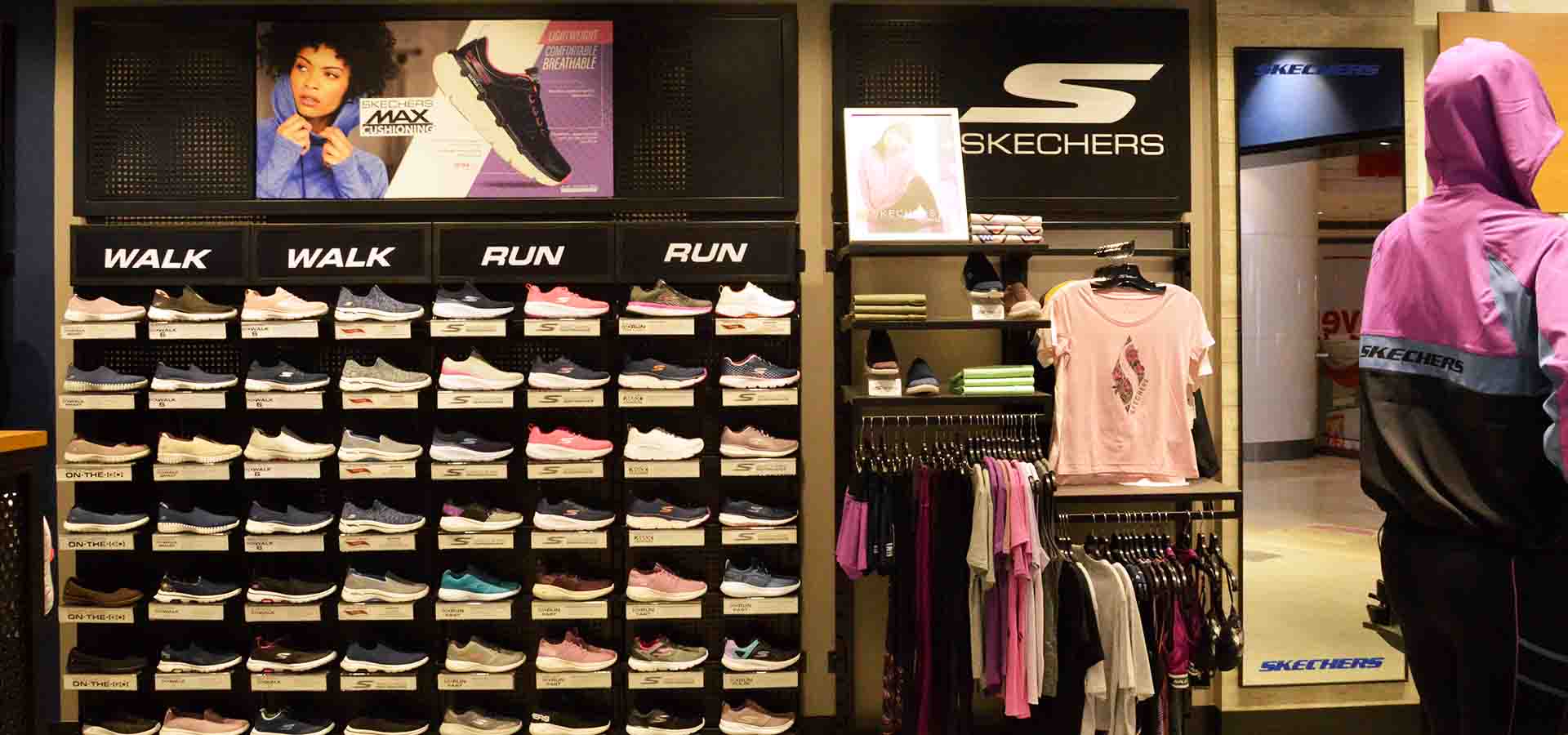 Skechers store photos in mall