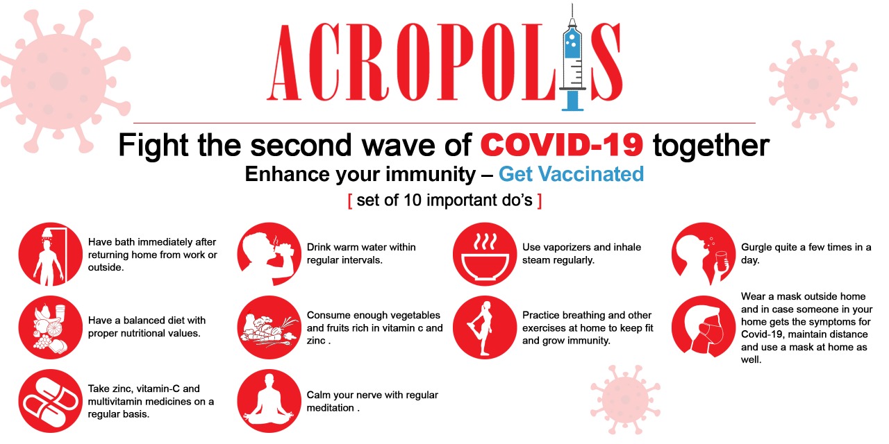 Fight the second wave of Covid-19 together Enhance your immunity – Get vaccinated