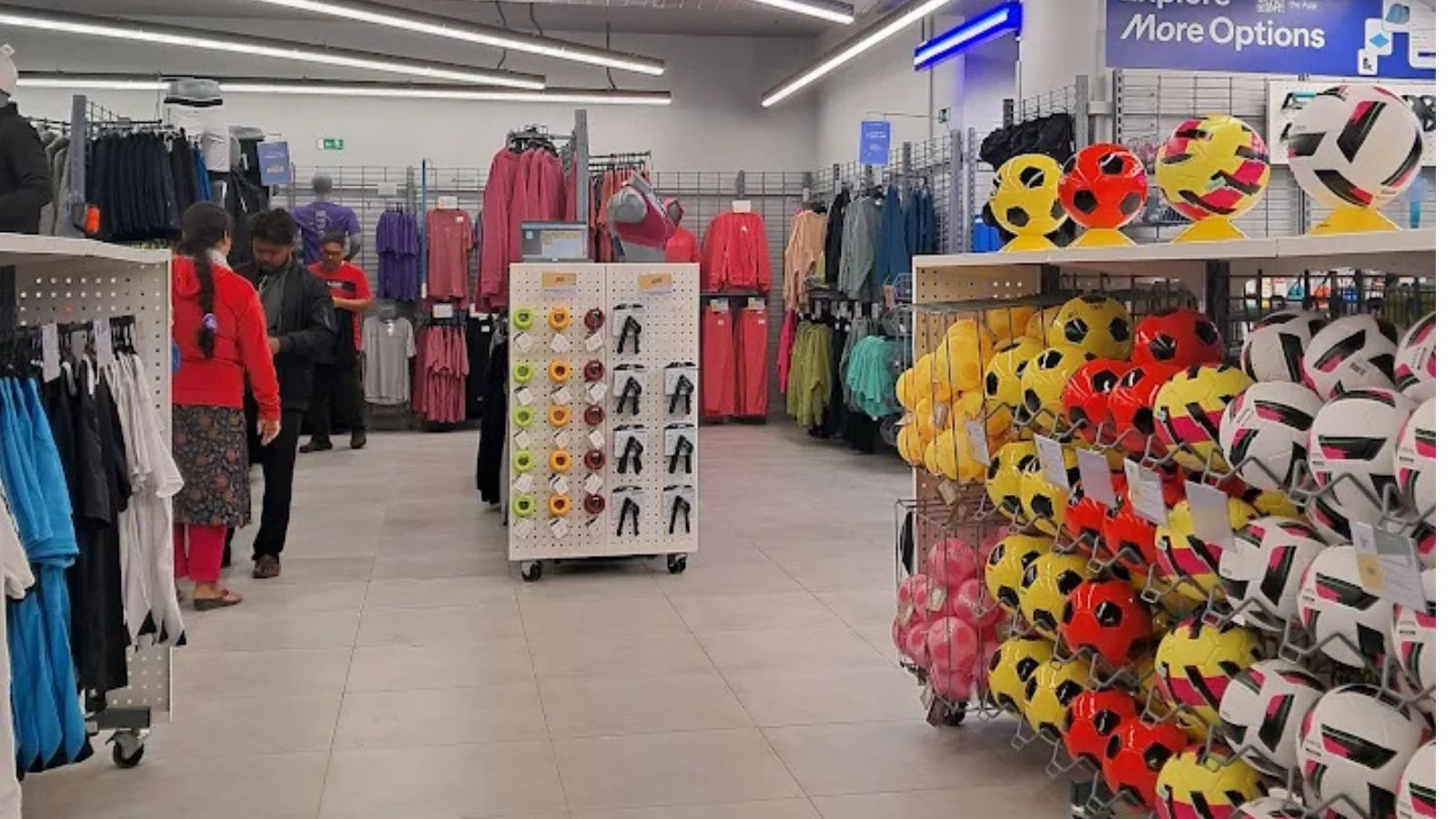 Decathlon store photos in mall