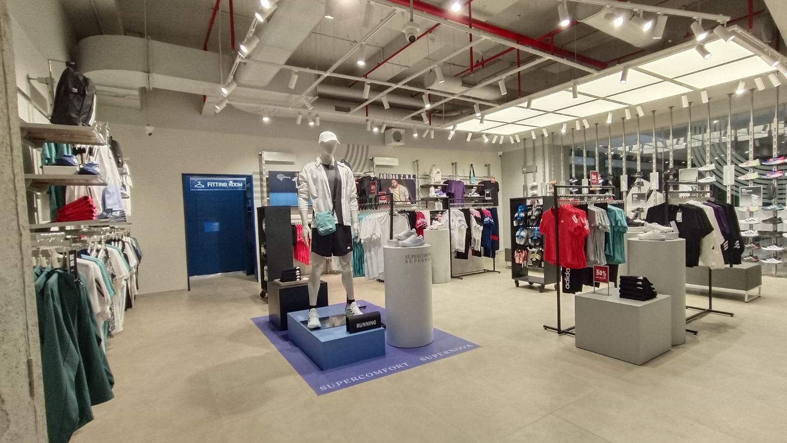 Adidas store photos in mall