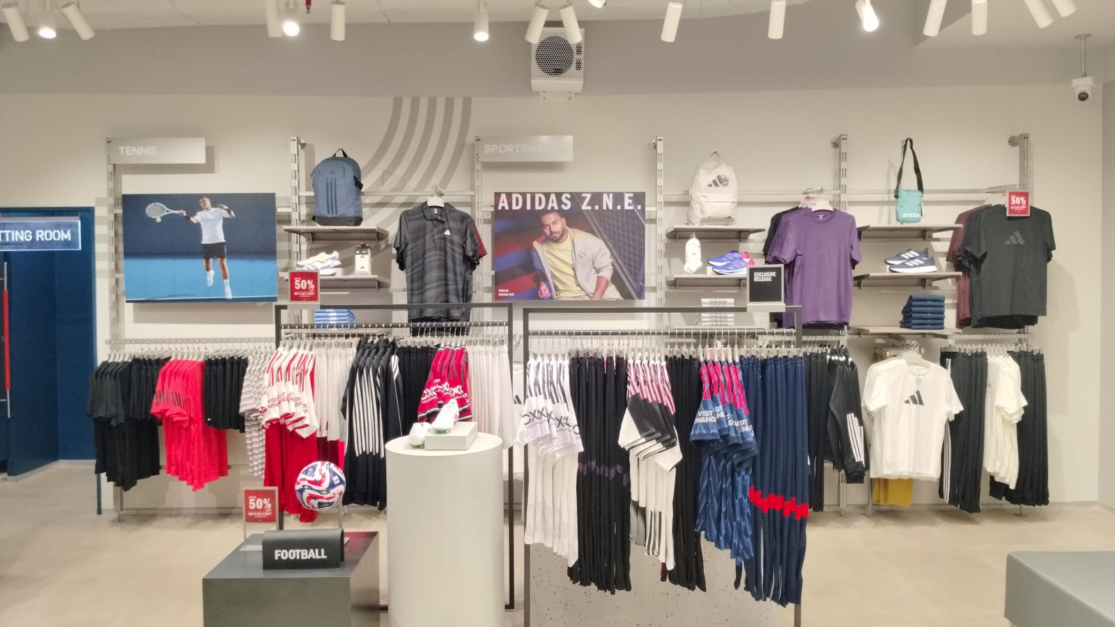 Adidas store photos in mall